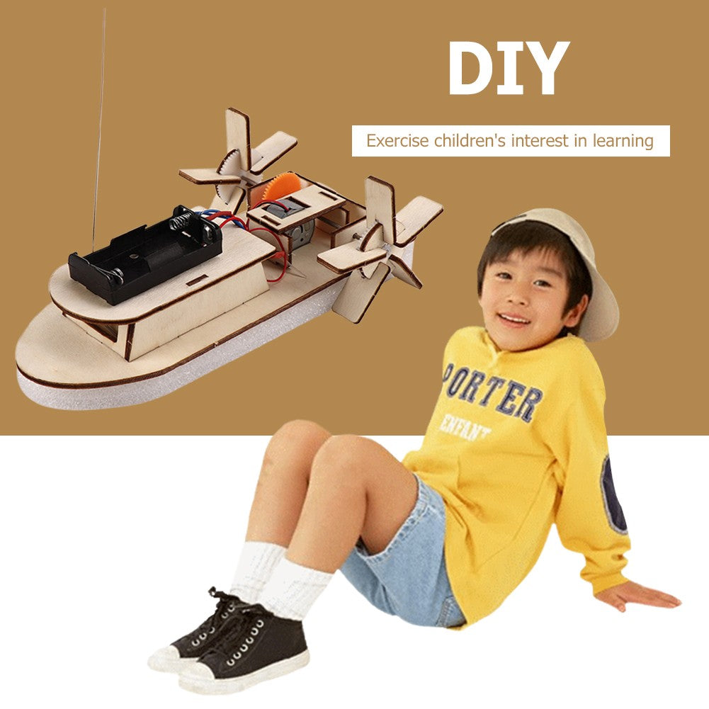 Kit DIY de Ciência para Crianças, Brinquedo de Montar em Madeira 3D