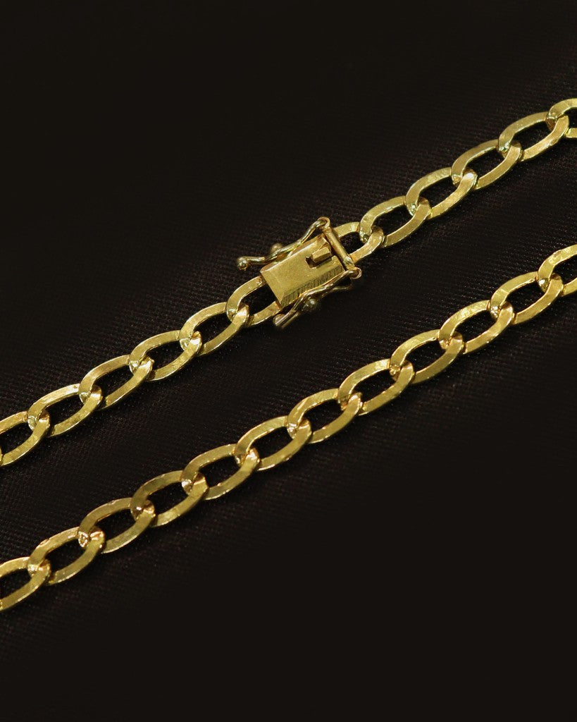 Pulseira de Moeda Antiga Italiana 4mm Idêntica ao Ouro 18k (Garantia Eterna na Cor)