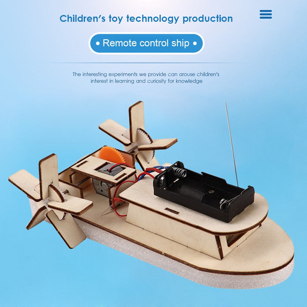 Kit DIY de Ciência para Crianças, Brinquedo de Montar em Madeira 3D