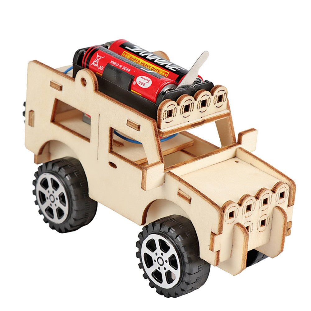 Kit DIY de Ciência para Crianças, Brinquedo de Montar em Madeira 3D