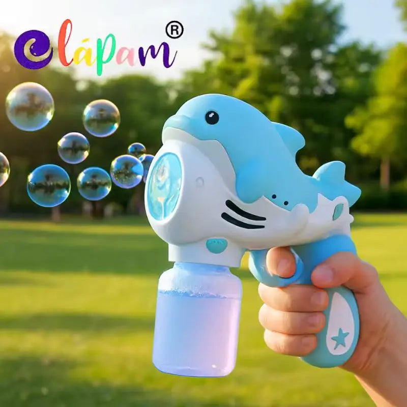 Máquina de Bolha de Sabão Infantil com Luz LED
