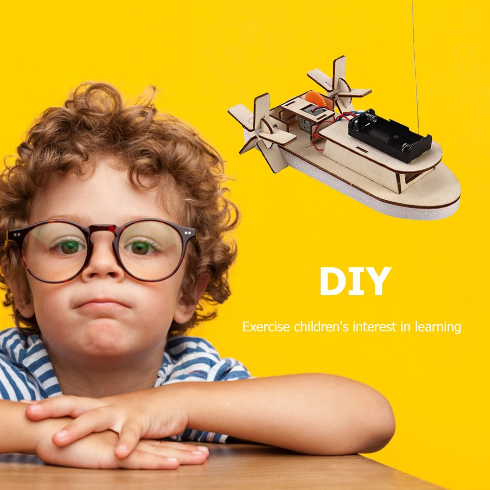 Kit DIY de Ciência para Crianças, Brinquedo de Montar em Madeira 3D