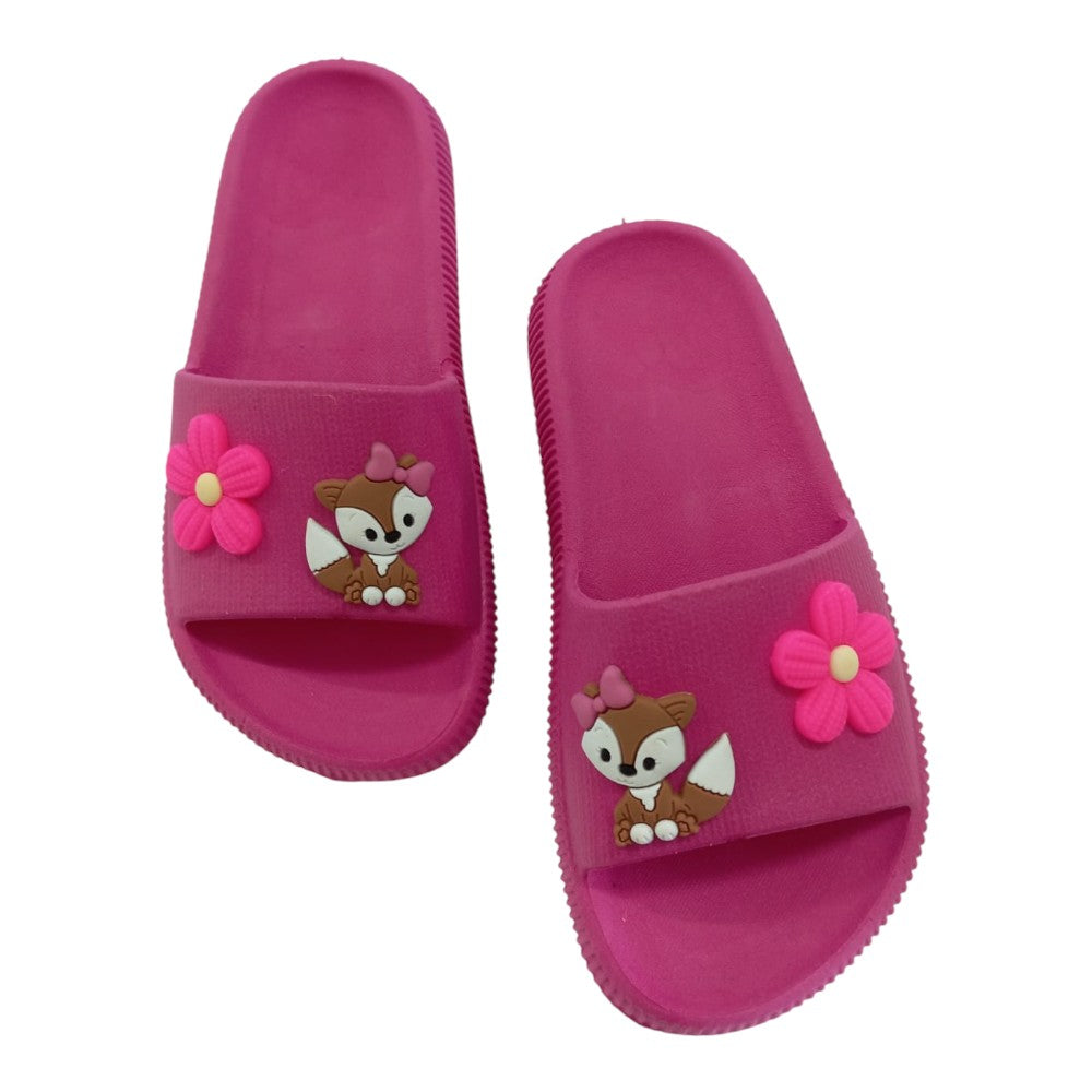 CHINELO FEMININO NUVEM RAPOSA CORPINHO FLOR PINK VERAO CONFORTO LEVE ANTIDERRAPA