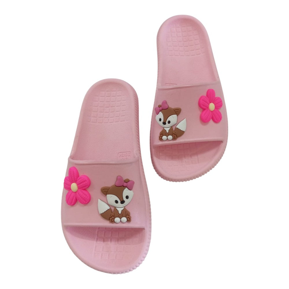 CHINELO FEMININO NUVEM RAPOSA CORPINHO FLOR PINK VERAO CONFORTO LEVE ANTIDERRAPA